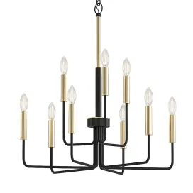 Nine light chandelier